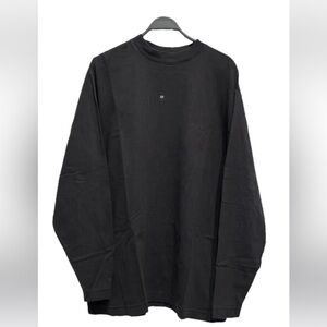 Yeezy gap logo longsleeve t shirt black